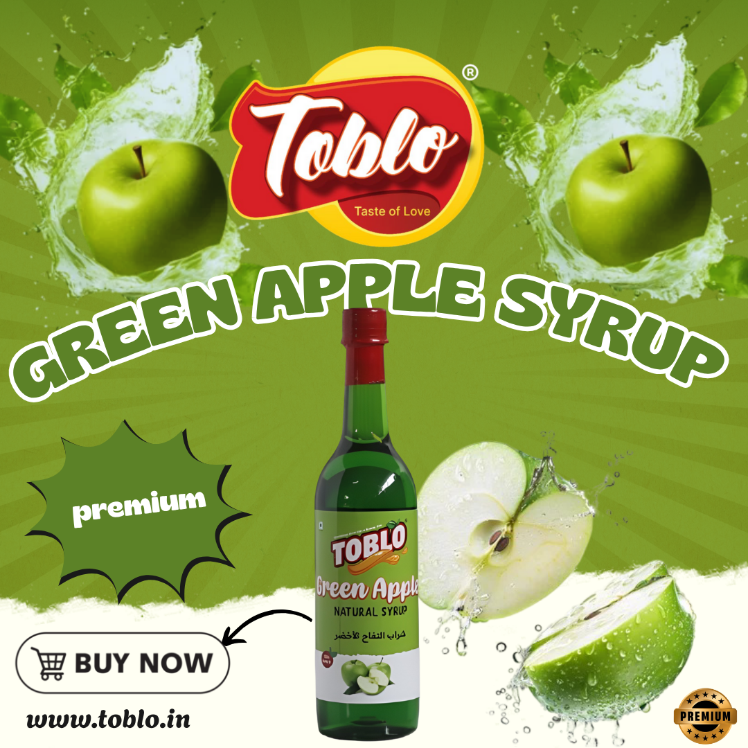 800ml Green Apple syrup