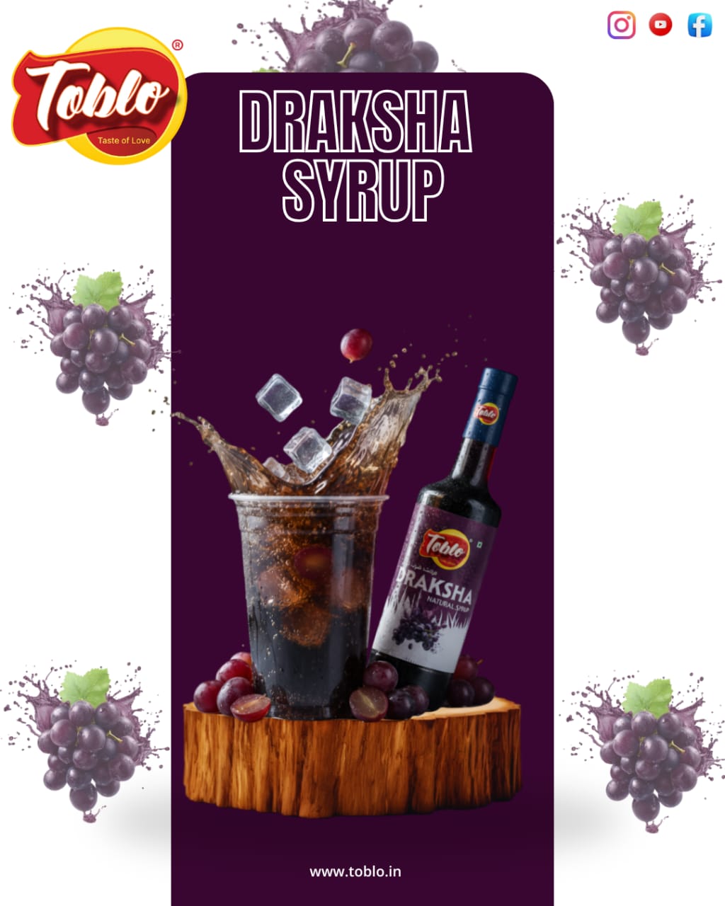 800 ml Draksha Syrup