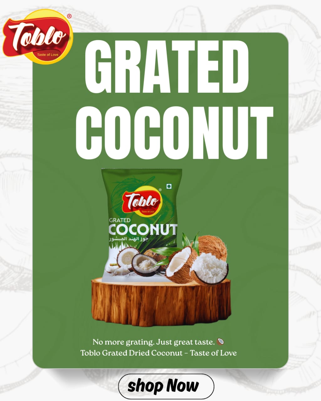 Dryed Grated Coconut